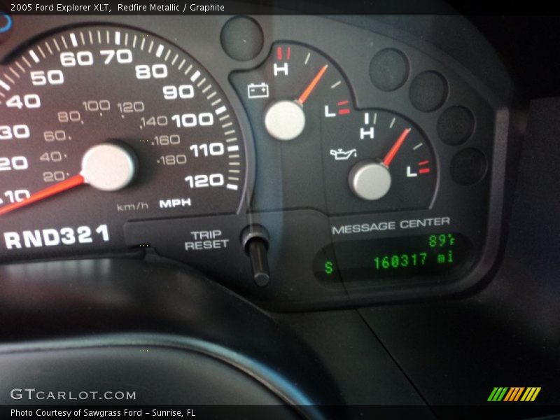 Redfire Metallic / Graphite 2005 Ford Explorer XLT