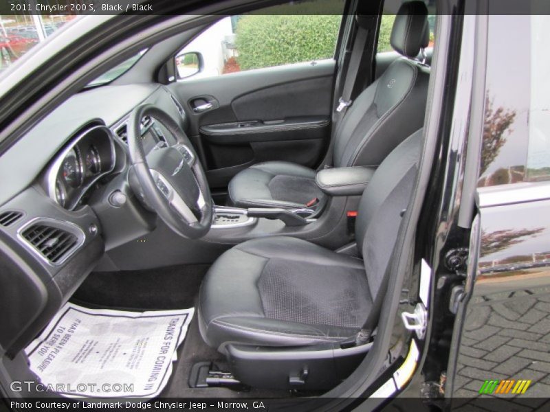 Black / Black 2011 Chrysler 200 S
