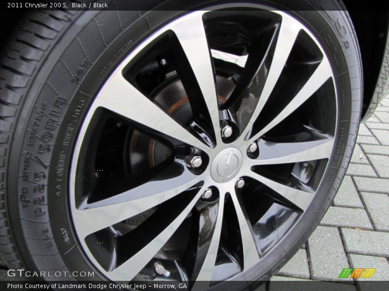 Black / Black 2011 Chrysler 200 S