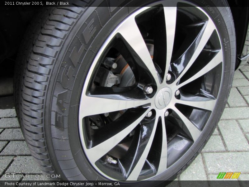 Black / Black 2011 Chrysler 200 S