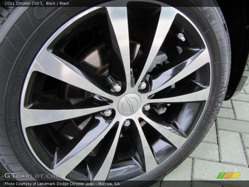 Black / Black 2011 Chrysler 200 S