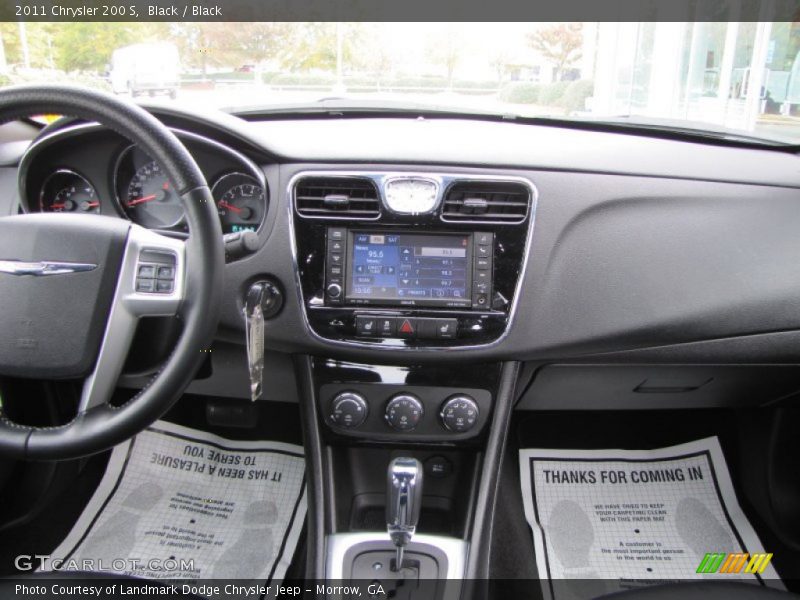 Black / Black 2011 Chrysler 200 S