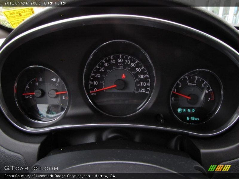 Black / Black 2011 Chrysler 200 S