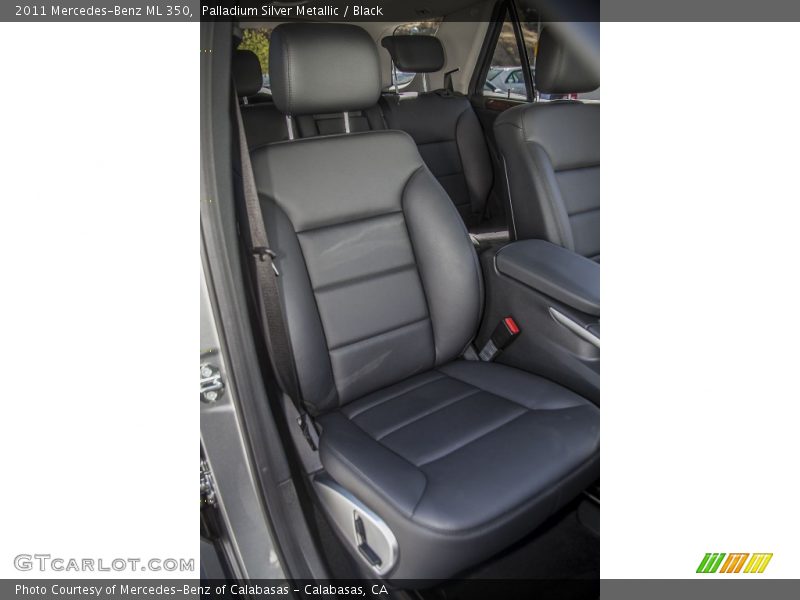 Palladium Silver Metallic / Black 2011 Mercedes-Benz ML 350
