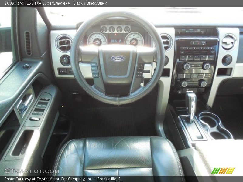 Black / Black/Black 2009 Ford F150 FX4 SuperCrew 4x4
