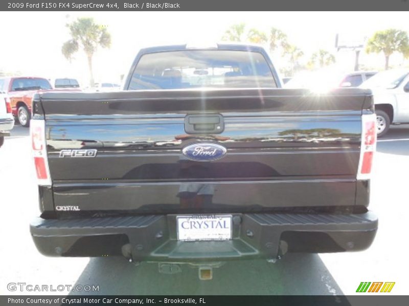 Black / Black/Black 2009 Ford F150 FX4 SuperCrew 4x4