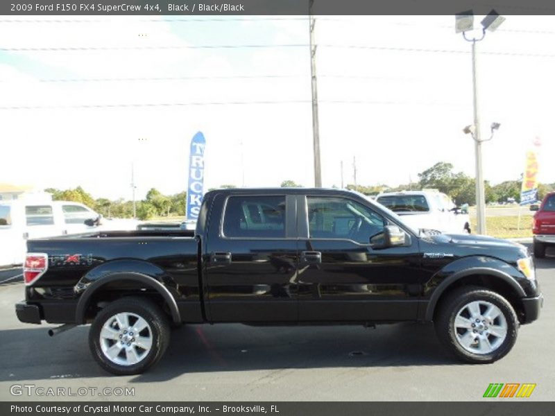 Black / Black/Black 2009 Ford F150 FX4 SuperCrew 4x4