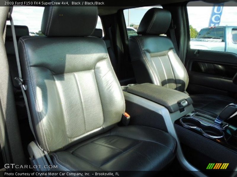 Black / Black/Black 2009 Ford F150 FX4 SuperCrew 4x4