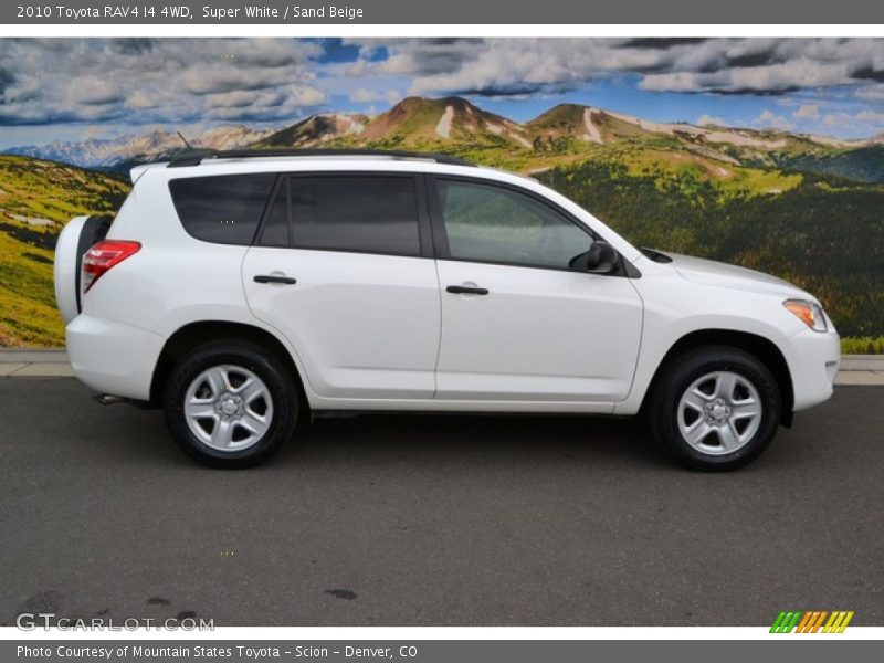 Super White / Sand Beige 2010 Toyota RAV4 I4 4WD