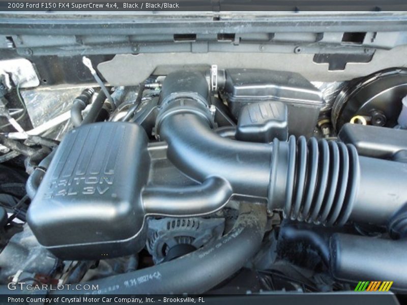 Black / Black/Black 2009 Ford F150 FX4 SuperCrew 4x4