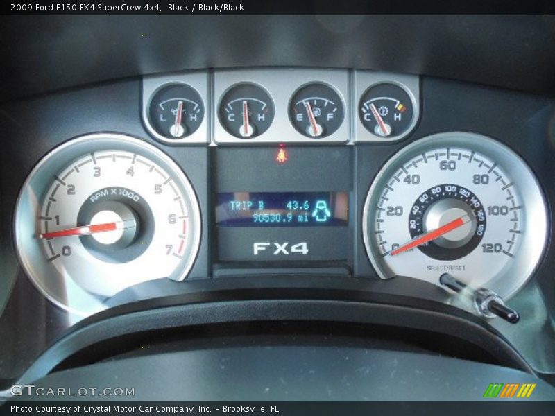 Black / Black/Black 2009 Ford F150 FX4 SuperCrew 4x4