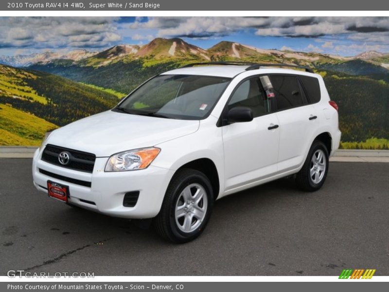 Super White / Sand Beige 2010 Toyota RAV4 I4 4WD