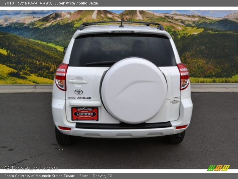 Super White / Sand Beige 2010 Toyota RAV4 I4 4WD