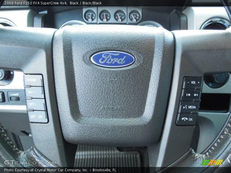 Black / Black/Black 2009 Ford F150 FX4 SuperCrew 4x4