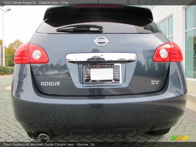 Graphite Blue / Gray 2012 Nissan Rogue SV