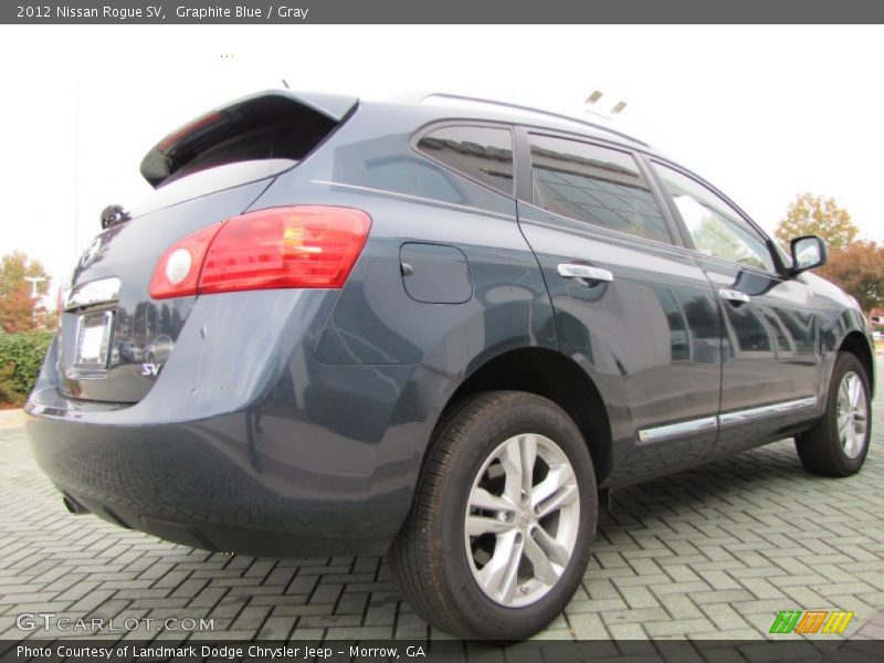 Graphite Blue / Gray 2012 Nissan Rogue SV