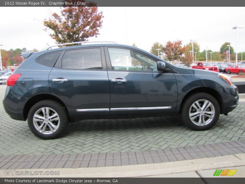 Graphite Blue / Gray 2012 Nissan Rogue SV