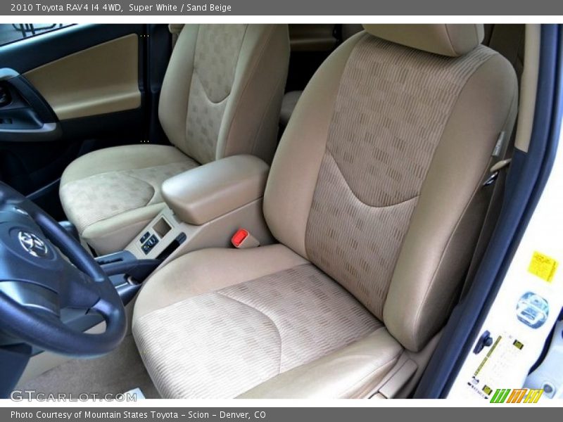 Super White / Sand Beige 2010 Toyota RAV4 I4 4WD