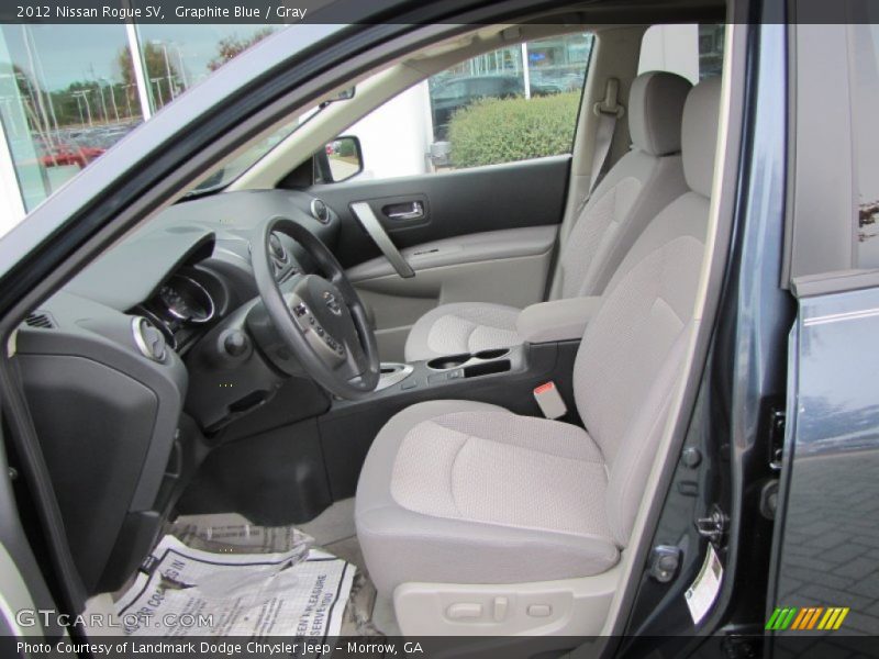 Graphite Blue / Gray 2012 Nissan Rogue SV