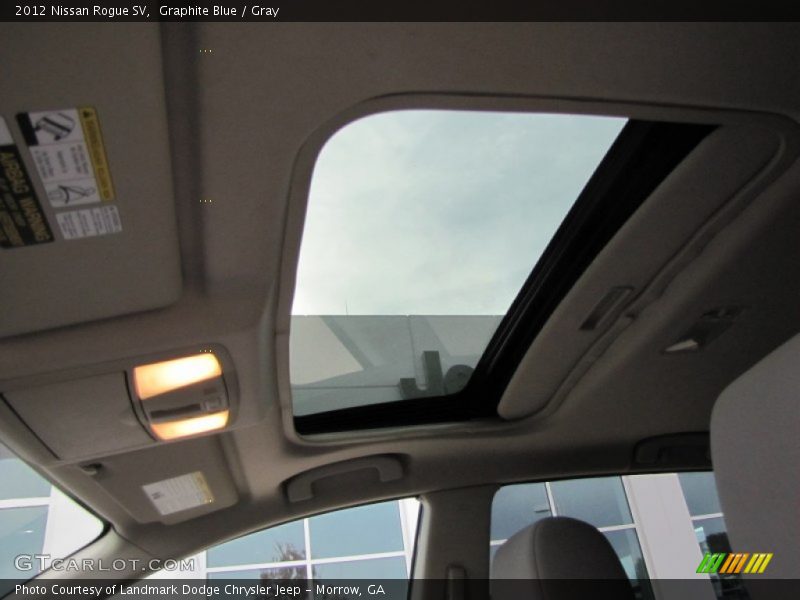 Graphite Blue / Gray 2012 Nissan Rogue SV