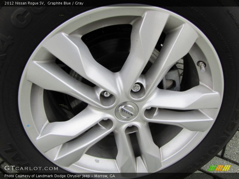 Graphite Blue / Gray 2012 Nissan Rogue SV