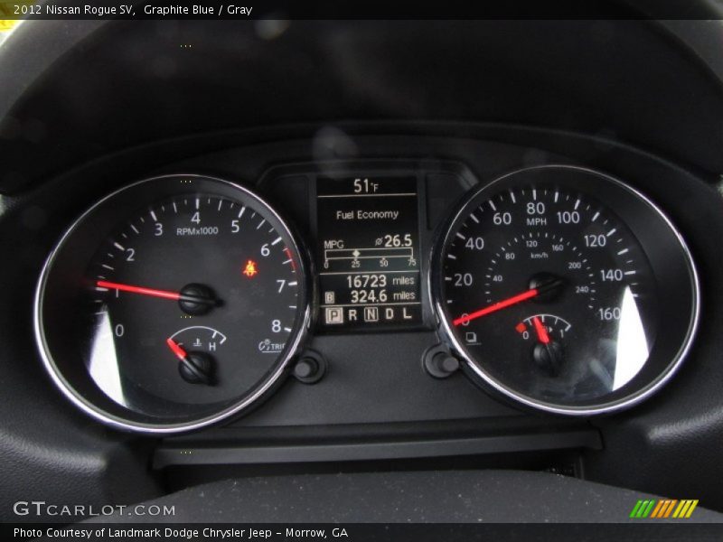 Graphite Blue / Gray 2012 Nissan Rogue SV