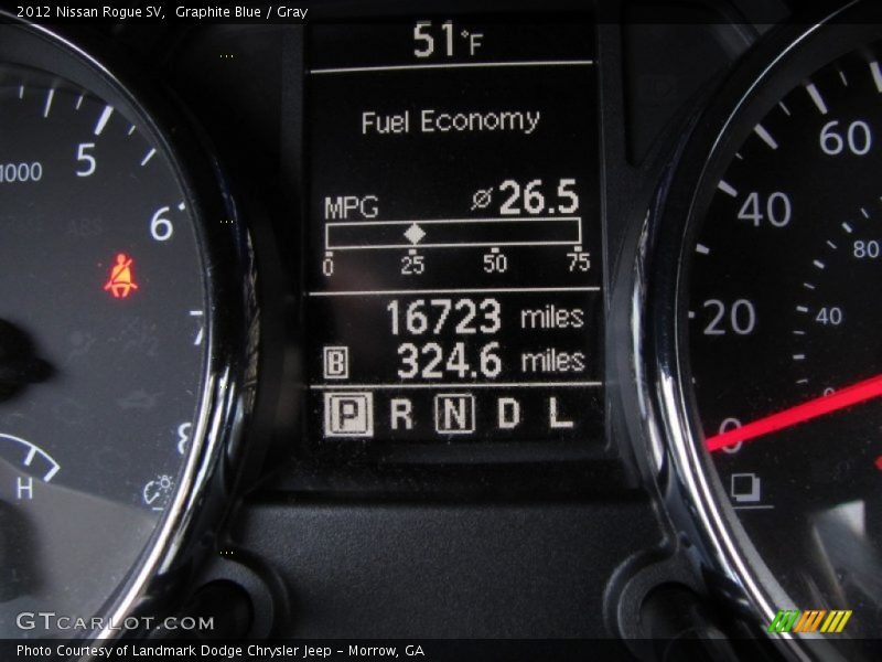 Graphite Blue / Gray 2012 Nissan Rogue SV