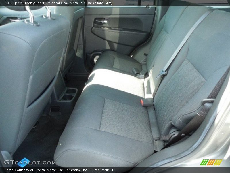 Mineral Gray Metallic / Dark Slate Gray 2012 Jeep Liberty Sport
