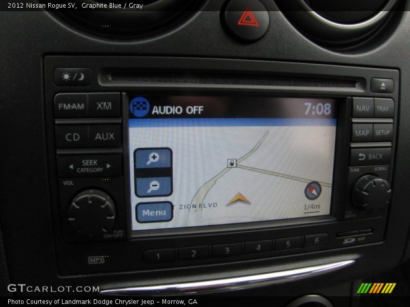 Graphite Blue / Gray 2012 Nissan Rogue SV