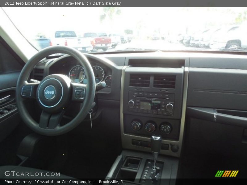 Mineral Gray Metallic / Dark Slate Gray 2012 Jeep Liberty Sport