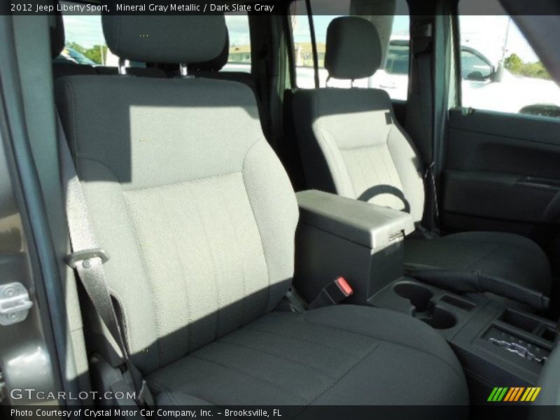 Mineral Gray Metallic / Dark Slate Gray 2012 Jeep Liberty Sport