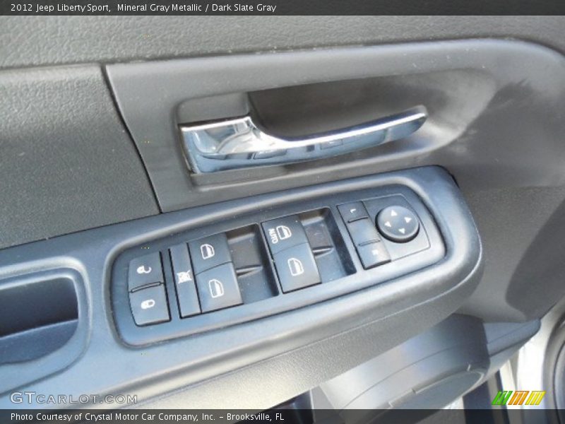 Mineral Gray Metallic / Dark Slate Gray 2012 Jeep Liberty Sport