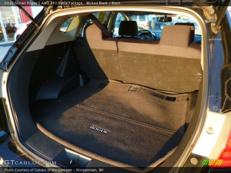 Wicked Black / Black 2010 Nissan Rogue S AWD 360 Value Package