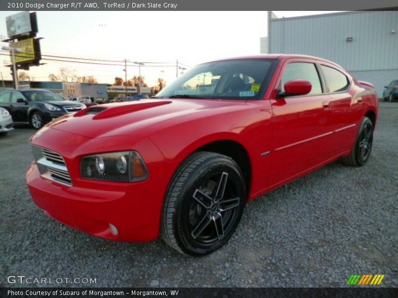 TorRed / Dark Slate Gray 2010 Dodge Charger R/T AWD