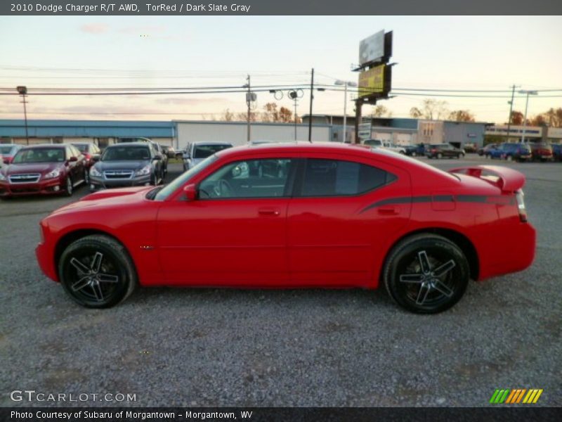 TorRed / Dark Slate Gray 2010 Dodge Charger R/T AWD