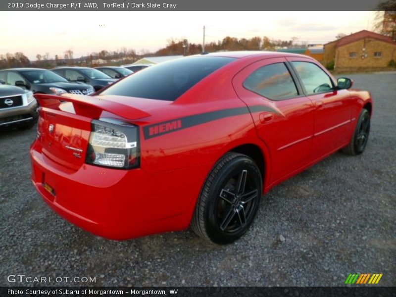 TorRed / Dark Slate Gray 2010 Dodge Charger R/T AWD