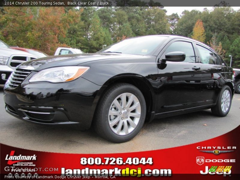 Black Clear Coat / Black 2014 Chrysler 200 Touring Sedan