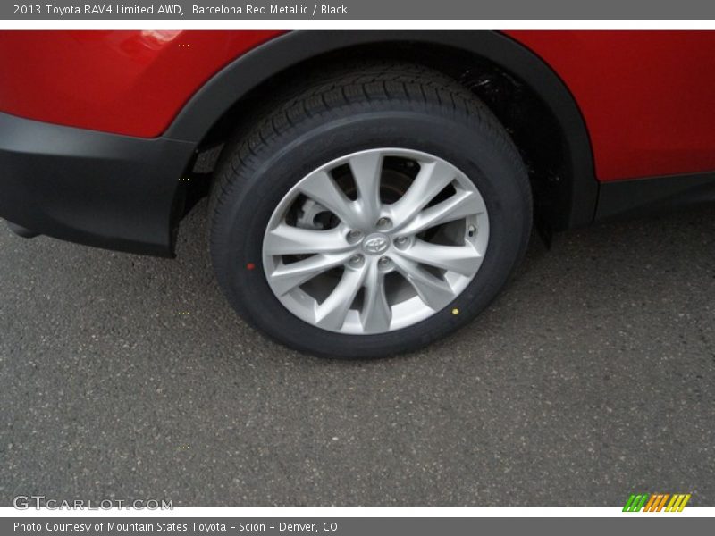 Barcelona Red Metallic / Black 2013 Toyota RAV4 Limited AWD