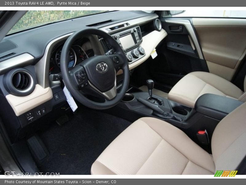 Pyrite Mica / Beige 2013 Toyota RAV4 LE AWD