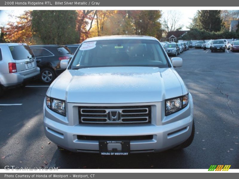 Billet Silver Metallic / Gray 2008 Honda Ridgeline RTL