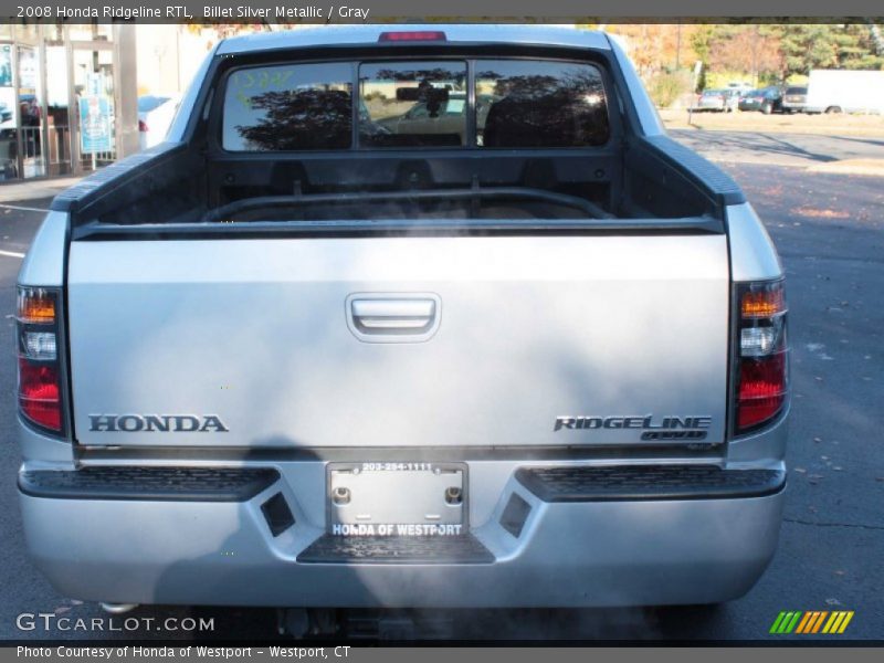 Billet Silver Metallic / Gray 2008 Honda Ridgeline RTL