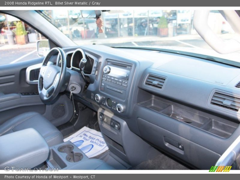 Billet Silver Metallic / Gray 2008 Honda Ridgeline RTL