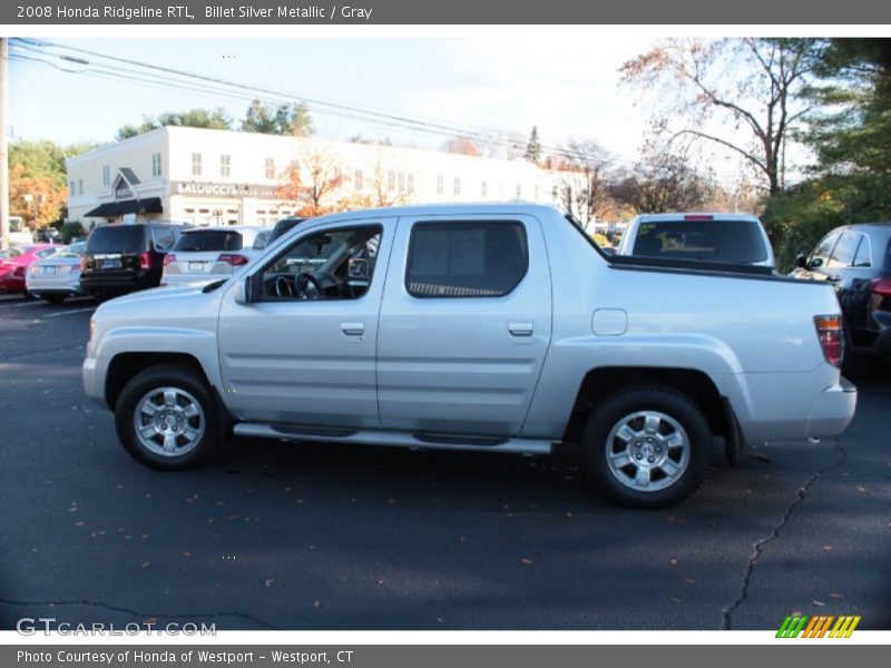 Billet Silver Metallic / Gray 2008 Honda Ridgeline RTL