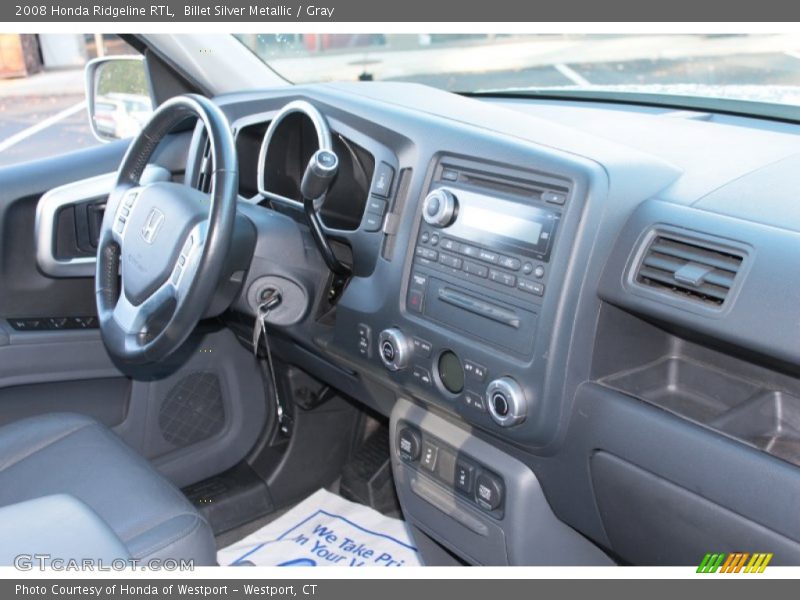 Billet Silver Metallic / Gray 2008 Honda Ridgeline RTL