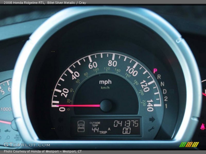 Billet Silver Metallic / Gray 2008 Honda Ridgeline RTL