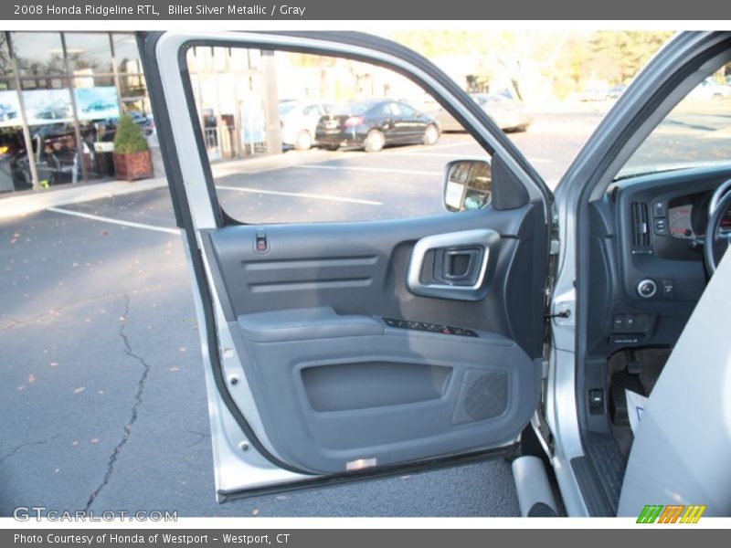 Billet Silver Metallic / Gray 2008 Honda Ridgeline RTL