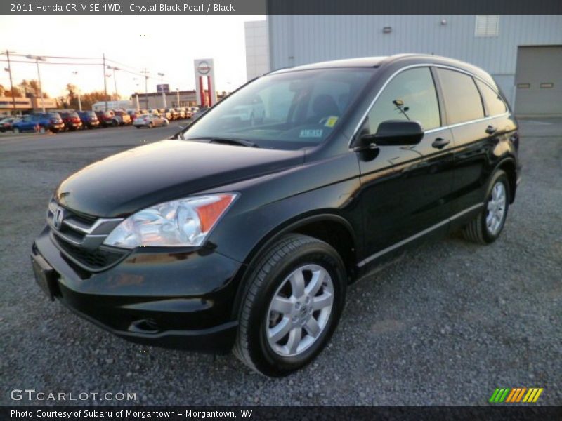 Crystal Black Pearl / Black 2011 Honda CR-V SE 4WD