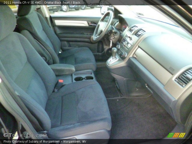 Crystal Black Pearl / Black 2011 Honda CR-V SE 4WD