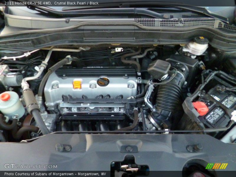 Crystal Black Pearl / Black 2011 Honda CR-V SE 4WD