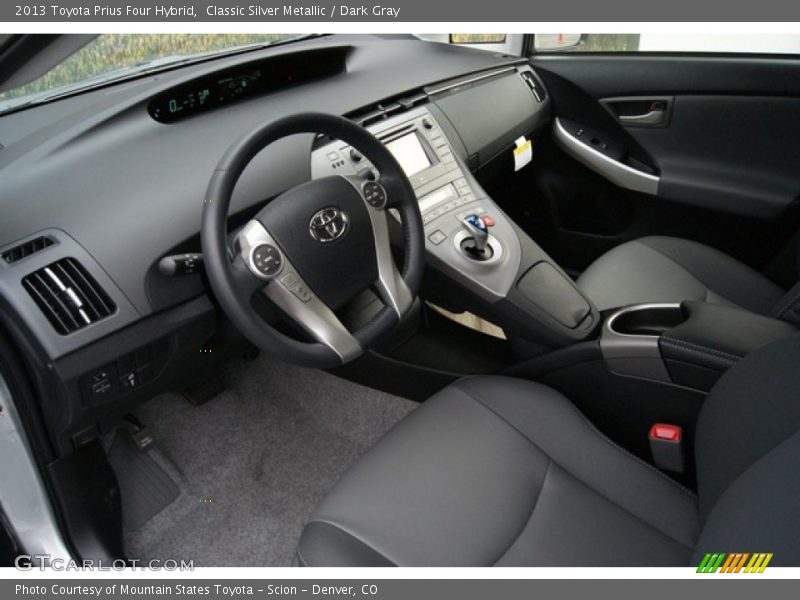 Classic Silver Metallic / Dark Gray 2013 Toyota Prius Four Hybrid